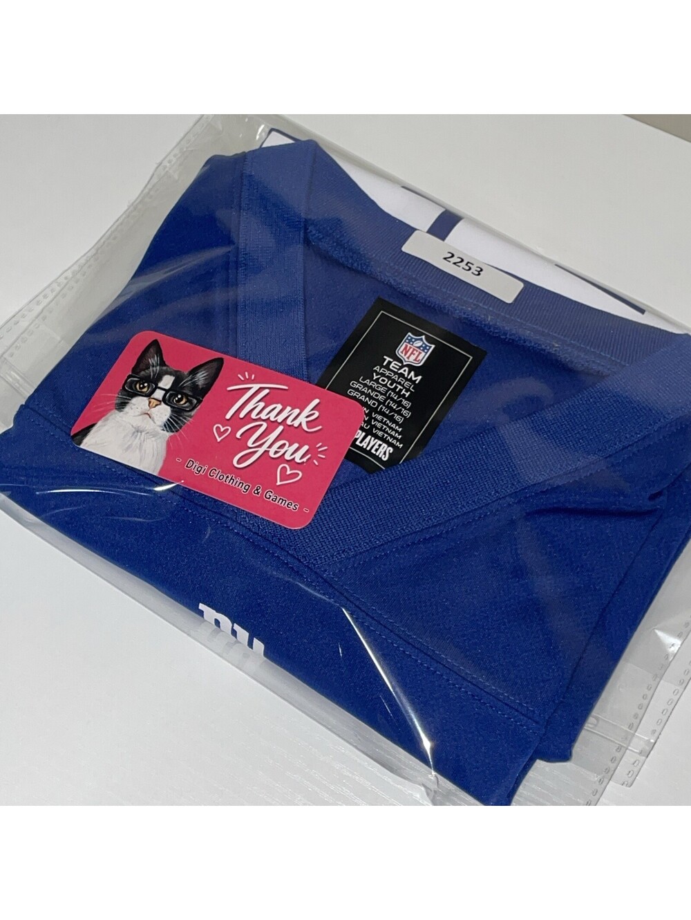 NFL Team Apparel New York Giants Odell Beckham Jr #13 Youth Jersey Large 14/16 - Picture 12 of 12